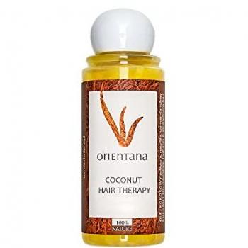 Terapia Capilar con Coco para Cabellos Secos 105ml - Orientana, 99,9% natural y vegano, tratamiento para el crecimiento y la caída del cabello con puntas abiertas