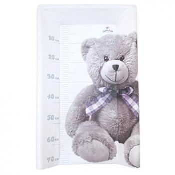 Cambiador Domiva con Matelas Integrado Little Bear - PVC - Blanco/Gris - 50 x 80 cm