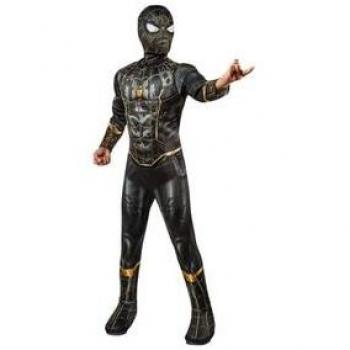 Disfraz Deluxe Black de Spider-Man para niños de 5 a 7 años - Rubies Marvel