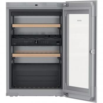 Liebherr EWTgb 1683 Vinoteca Integrable, 88 cm Altura, Capacidad para 33 Botellas, Eficiencia Energética A, Acero Inoxidable/Negro