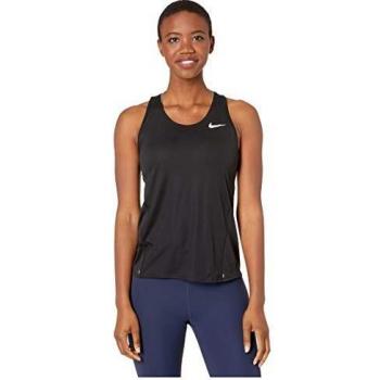 NIKE W Nk City Sleek Tank Camiseta sin Mangas, Mujer, Black/