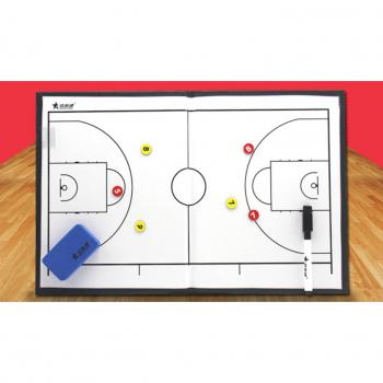 Panel del gráfico de Sandbox de tácticas del baloncesto de entrenadores carpeta pizarra magnética de la formación