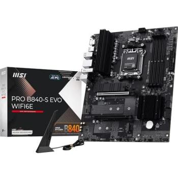 Placa Base MSI PRO B840-S EVO WIFI6E AM5 ATX DDR5 con WiFi 6E y 2.5GbE