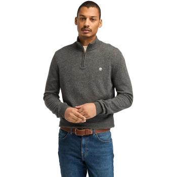Timberland Cohas Brook Men's 1/4 Zip Fleece Pullover in Grey, Size S