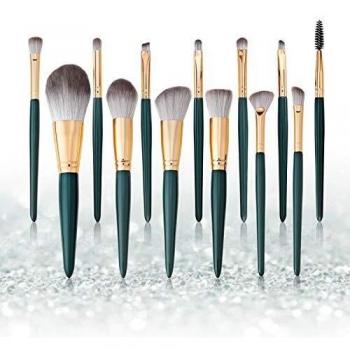 Set de brochas de maquillaje profesional Subsky 13 piezas Pinceles de maquillaje Set Premium Synthetic Foundation Brush Blending Face Powder Blush Concealers Kit de pinceles