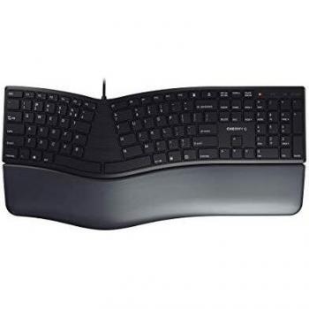 Teclado Ergonómico Inalámbrico CHERRY KC 4500 USB QWERTY Inglés del Reino Unido Negro