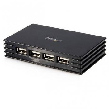 Compact 4-Port USB 2.0 Hub - Black