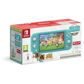 Nintendo Switch Lite Turquesa + Animal Crossing: New Horizons + 12 meses de Nintendo Switch Online