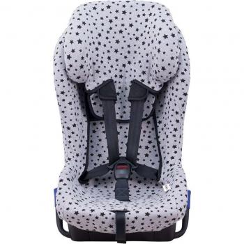Jyoko Funda Protección Hipoalergénica para Silla de Coche Wob Uno - Fácil de Poner Black Star
