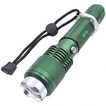 Genwiss 3000 Lumen del CREE XM-L LED L2 linterna recargable brillante estupenda de la antorcha 5 modos-alto, medio, bajo, estroboscópico, SOS, la aleación de aluminio ajustable del foco de luz de lámpara de zoom