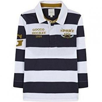 Gocco Polo Rayas, Gris (Gris Oscuro Gj), 2-3 años para Niños