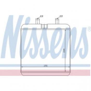 Intercambiador de calor NISSENS 71810 - Radiador de calefacción interior, diseñado para optimizar la transferencia de calor, fabricado con materiales de alta calidad, compatible con múltiples modelos de vehículos y fácil instalación
