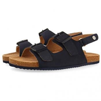 Sandalias Tipo Bio de Piel Marino con Hebillas para Niños Gioseppo Misinto