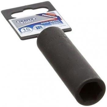 Draper 12742 Expert 16Mm 1/2 Square Drive Hi-Torq Deep Impact Socket