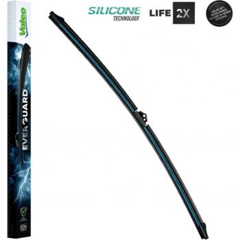 Limpiaparabrisas VALEO EVERGUARD 566011 - Premium Escobilla limpiaparabrisas con laminas de silicona - Longitud: 600mm - Escobilla delantera (paquete x1