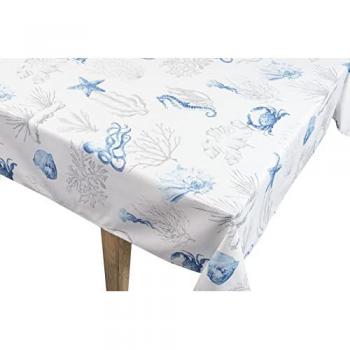 Mantel Antimanchas Corales 145x160 cm - Textil Anti-manchas