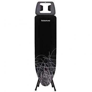 Taurus Argenta Black Tabla de Planchar, Algodón, Negro