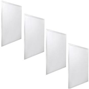 Pack 4 Paneles LED 60x60cm 48W Retroiluminados Luz Cálida 3000K - Instalación Fácil - Certificado CE y ROHS - Garantía 2 Años