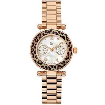Guess Reloj Analógico para Mujer de Cuarzo con Correa en Acero Inoxidable X35015L4S