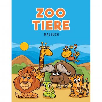 Libro para Colorear de Animales del Zoológico