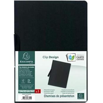 Exacompta 38701E - Subcarpeta, A4, color negro