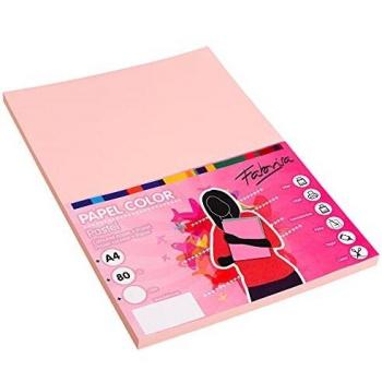 Papel multifunción Fabrisa A4 80 g Color melocotón Pack 100 hojas