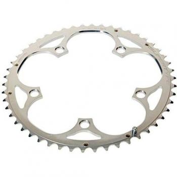 Miche PL13050AG-Plato para Bicicleta 130 mm, Color Plateado