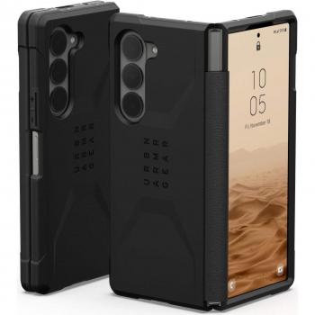 Funda UAG Civilian Negra para Samsung Galaxy Z Fold6 - Resistente y Robusta