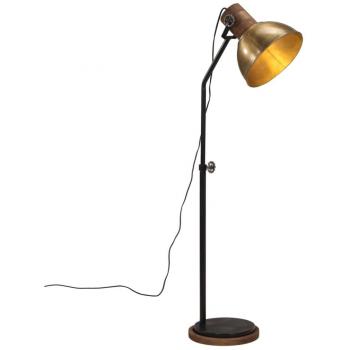 Lámpara de escritorio latón vintage 25 W E27 30x30x100-150 cm Marrón