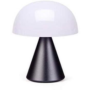 Lámpara LED Portátil Mina M Recargable 11cm Gris Metalizado