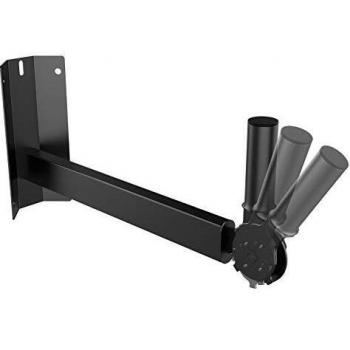 Audibax Neo 50 Corner - Soporte para Altavoces Inclinable - Especial para Montaje en Esquinas - Para Uso en Estudio o Casero - Hecho en Acero - Soporte de Altavoz Fácil Instalación
