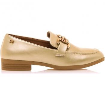 Mocasines Mariamare 68474 oro con detalle dorado