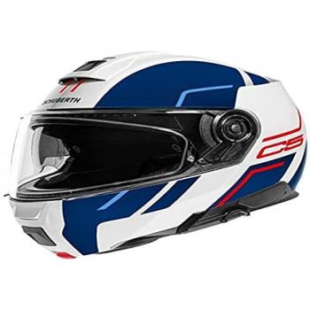 Casco Modular Schuberth C5 Master - Fibra de Vidrio y Carbono, Color Azul, Talla XL