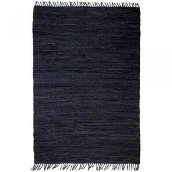 vidaXL Alfombra Tejida a Mano Chindi de Algodón Antracita 200x290cm Decoración