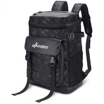 Upeelife Mochila Nevera Isotermica 30L Con Correa Ajustable Para Fijar la Manta,Nevera Mochila Termica Bolsa Térmica Para Mantener la Comida Caliente, Fresca Durante Campamento, Almuerzo, Senderismo.