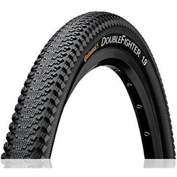 Continental Unisex's TYC01237 Double Fighter III Tyre, Black, 27.5 x 2.0-Inch