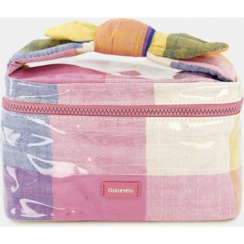 Neceser grande de cuadros multicolor Tintoretto