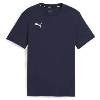 Camiseta Casual de Manga Corta Puma teamGOAL para Niños Azul F06 140