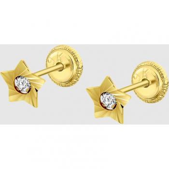 Pendientes de niña estrella HIN00270/5 Basics en oro 9K