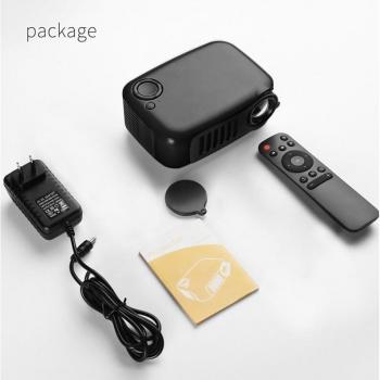 Mini Proyector VEIDADZ A2000, LED Portátil 320x240 píxeles, 800 lúmenes, Reproductor de Vídeo Multimedia con Altavoz Incorporado