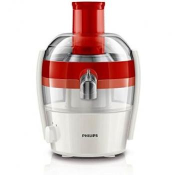 Philips HR1832/40 - Exprimidor eléctrico, 400 W, color rojo y blanco