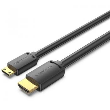 Cable HDMI 4K Vention AGHBG - HDMI Macho a Mini HDMI Macho - 1.5m - Negro