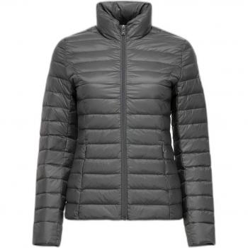 Plumífero ligero de plumas para mujer JOTT Cha antracita XL, Slim Fit, Casual