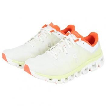 On Cloudflow 4 - Men's Neutral Running Shoes - White and Colorful Design