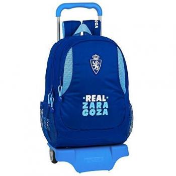 Mochila Safta Escolar con Carro de Real Zaragoza, 330x150x430mm