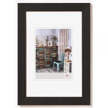 Marco de fotos Walther Design Torres negro/gris 64.6 H x 45.5 W x 1.3 D cm, marco de madera Grado para grandes y formatos intermedios, marco de plástico Walther-Galeria
