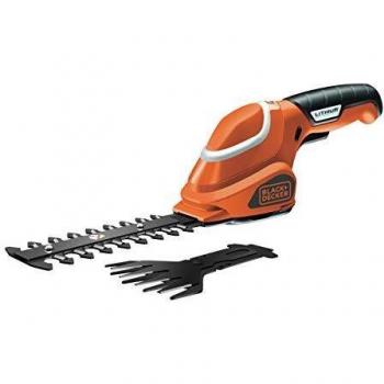 BLACK+DECKER GSL700 Kit tijera cortacésped y arreglasetos Batería de Litio 7.2 V 1.5 Ah Sistema de cuchillas intercambiables