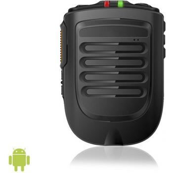 DAM Walkie Talkie Bluetooth BM001, compatible con iOS y Android, Bluetooth 4.2+EDR, botón SOS, dimensiones 9x3x6.5 cm, color negro