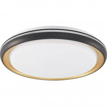 Lindby Melchioris plafón LED redondo moderno en blanco, hecho de plástico, para salón y comedor, 1 lámpara