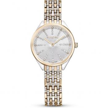 Swarovski Attract Women's Watch 5649987 - Swiss Made, Rose Gold Tone, Crystal Pavé